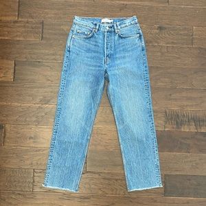 *NWT* & Other Stories Straight Mid Rise Jeans - Mid Blue - Size 29
